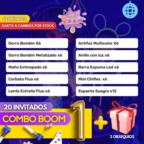 Combo 1 - 20 Invitados + Obsequios - Imagen 2