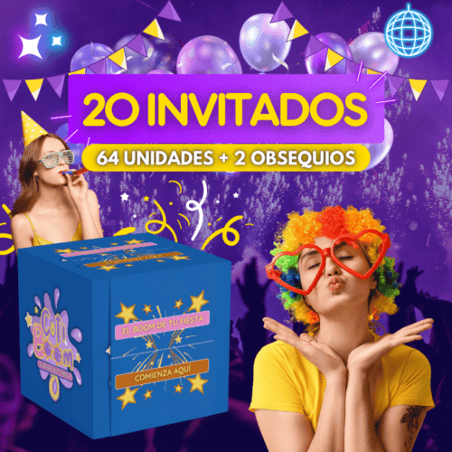 Combo 1 - 20 Invitados + Obsequios